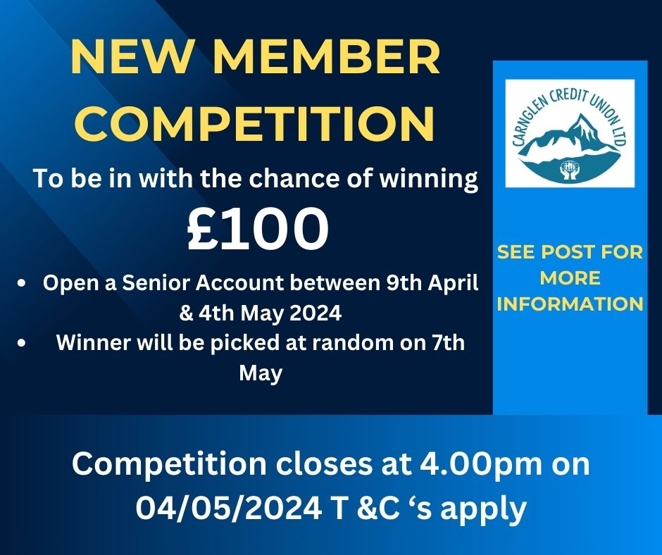 Carnglen Credit Union New Member Competition