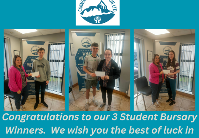 Carnglen Student Bursary Winners 2023