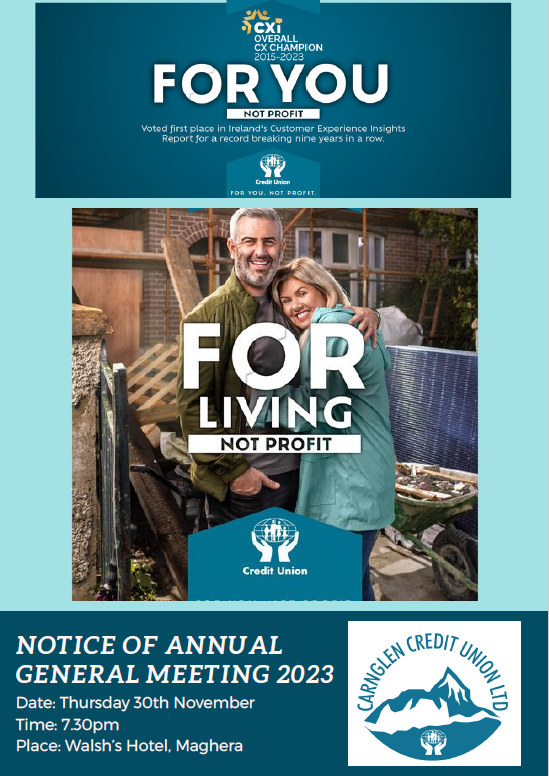Carnglen Credit Union Annual General Meeting 2023