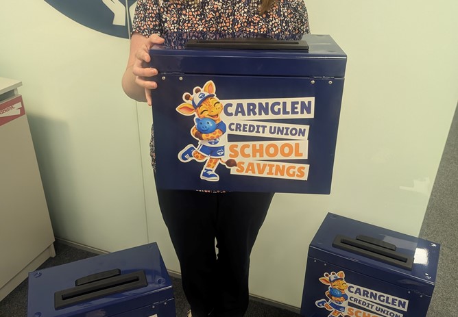 New Post Boxes for our Carnglen Credit Union School Savings Scheme