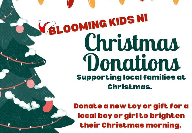 Carnglen Credit Union is a drop off point for Blooming Kids NI Christmas Donations